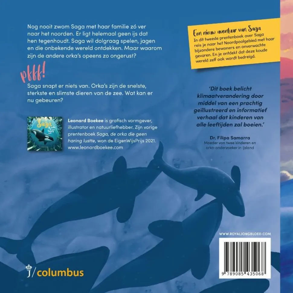 Saga, gevangen in het ijs