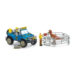 Schleich Speelset Off Road Jeep met Dino Wachtpost 41464