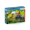 Schleich Speelset Vlucht van Velociraptor op Quad 41466