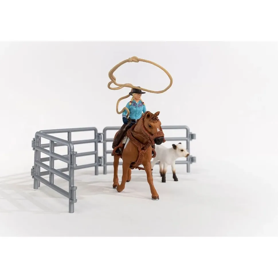Schleich Team Roping met Cowgirl