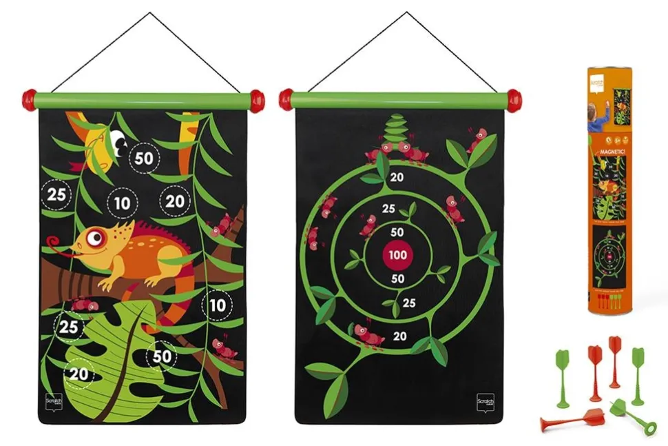 Scratch Magnetisch Dart Spel Jungle