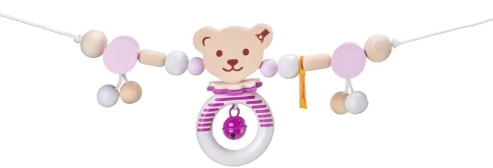 Selecta Wagenspanner Roze 63cm