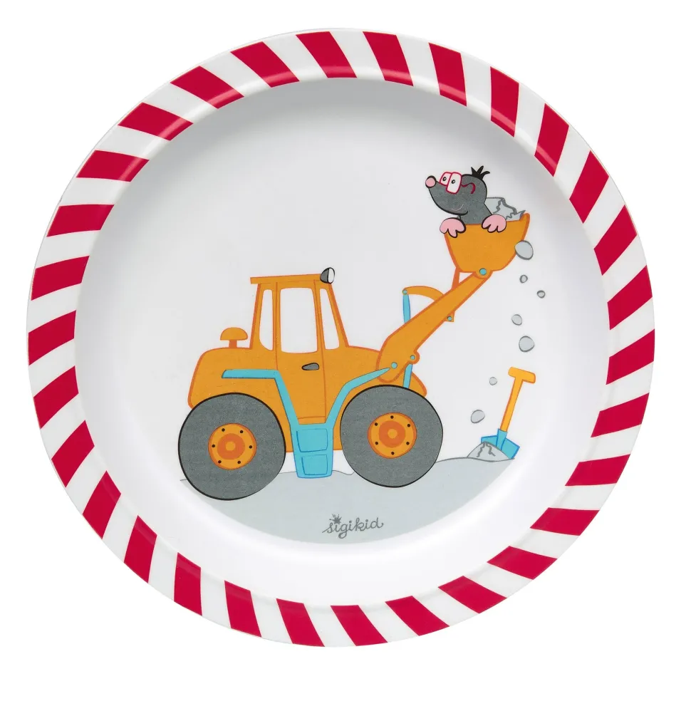 sigikid Dinner Set Bouw Melamine