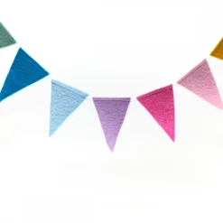 Sjaalmetverhaal Viltslinger Vlag Pasteltinten