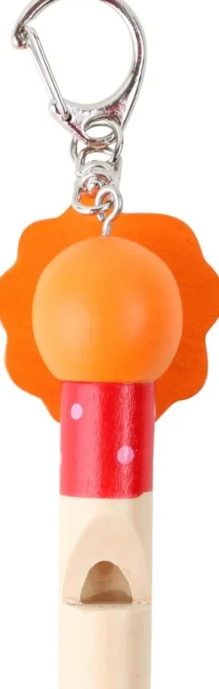 Sleutelhanger Fluit 6-delig Hout