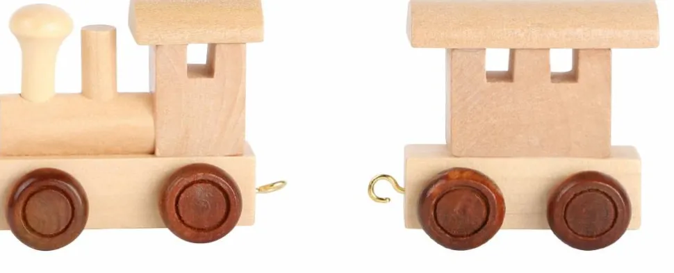 Small Foot Lettertrein Letters Gekleurd Hout