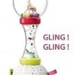 Sophie de Giraf Zachte Maracas Rammelaar in Wit-Rood Geschenkdoosje