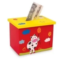 Spaarpot Dieren Hout