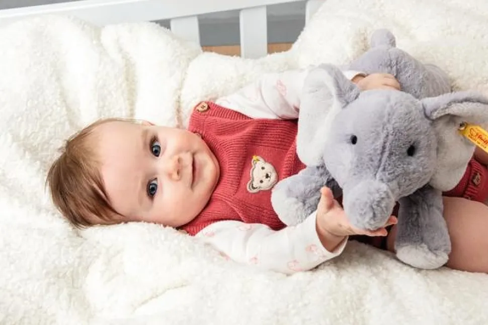 Steiff Knuffel Olifant Soft Cuddly Friends Elna Elephant