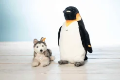 Steiff Knuffel Palle Koningspinguin Zwart/Wit 52cm