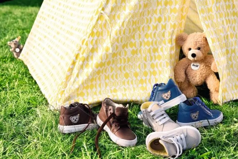 Steiff Knuffel Teddybeer Fynn beige 28cm