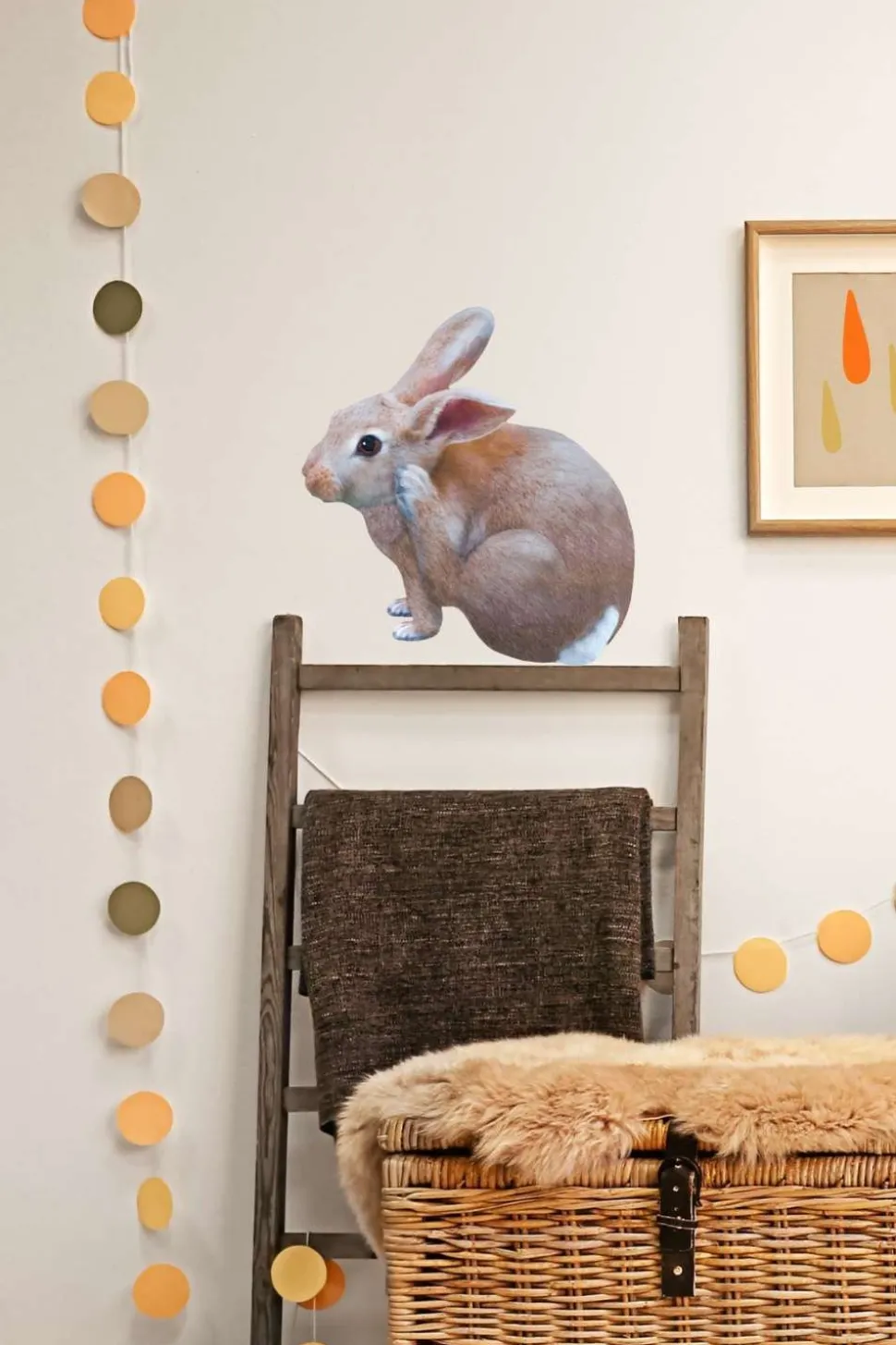 Sticky Tales Muursticker Konijn Tipi