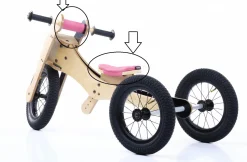 Trybike Seatcover en Handlebar Roze