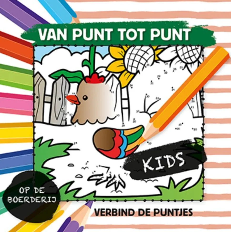 Van punt tot punt kids - op de boerderij