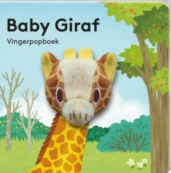 Vingerpopboek Baby Giraf