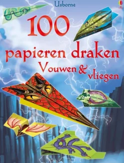 Vouwen & vliegen 100 papieren draken