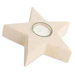 Waldfabrik Sfeerlicht met Waxinelichthouder Hout Ster