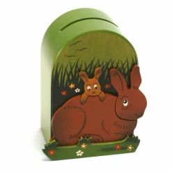 Weizenkorn Spaarpot 3D Haas Hout