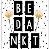 Wenskaart Bedankt
