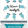 Wenskaart Blauwe Muisjes Gefeliciteerd