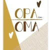 Wenskaart Opa en Oma (vlakken)