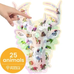 Wooden City Puzzel Hout Modish Dear 250pcs