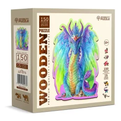 Wooden City Puzzel Hout Magnificent Dragon 150pcs