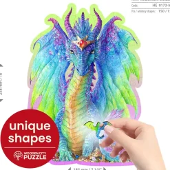 Wooden City Puzzel Hout Magnificent Dragon 150pcs