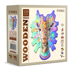 Wooden City Puzzel Hout Natty Giraffe 150pcs