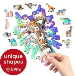 Wooden City Puzzel Hout Natty Giraffe 150pcs