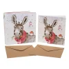 Wrendale Designs Kerstkaarten Muletide Greetings Set 8-delig
