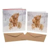 Wrendale Designs Kerstkaarten A Highland Christmas Set 8-delig