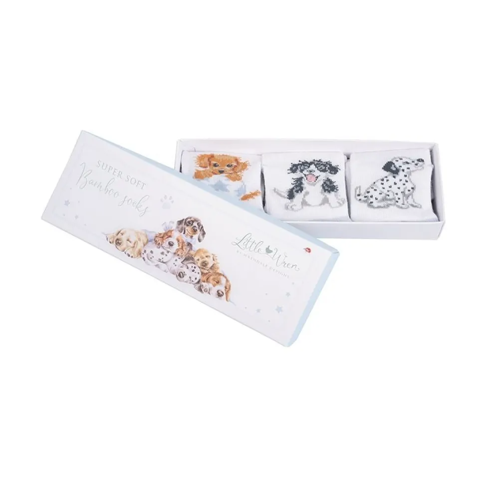 Wrendale Designs Little Paws Baby Socks Set - 6-12 Months