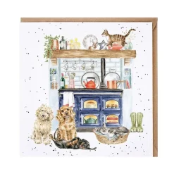 Wrendale Designs Wenskaart Country Kitchen