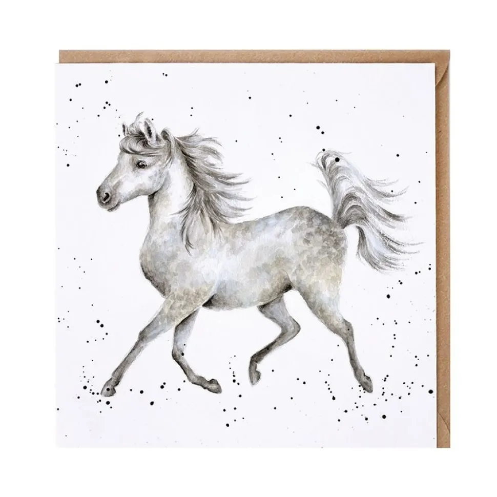 Wrendale Designs Wenskaart Paard Hot to Trot