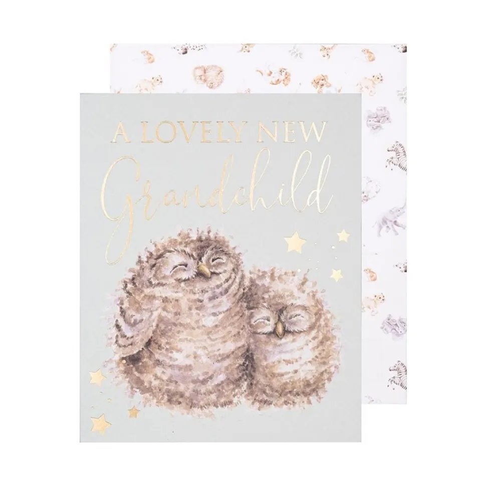 Wrendale Designs Wenskaart Words of Wisdom - A Lovely New Grandchild