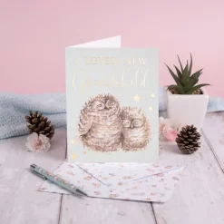 Wrendale Designs Wenskaart Words of Wisdom  - A Lovely New Grandchild