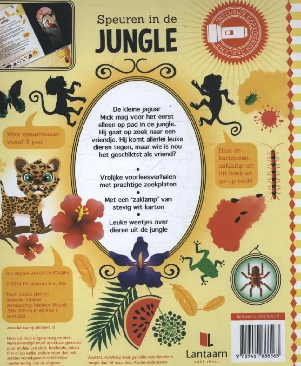 Zaklampboek Speuren in de Jungle