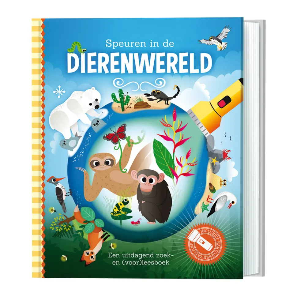 Zaklampboek Speuren in de dierenwereld