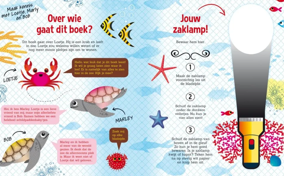 Zaklampboek Speuren in het water