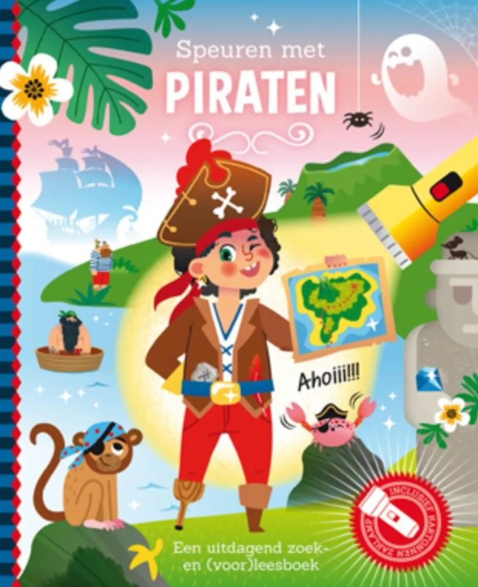 Zaklampboek Speuren met piraten